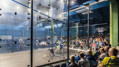 The 2017 European Masters Squash Championships taking place at the Hasta la Vista club