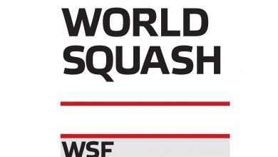 Logo of the World Squash Federation (WSF)