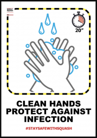 Covid19 posters: wash hands