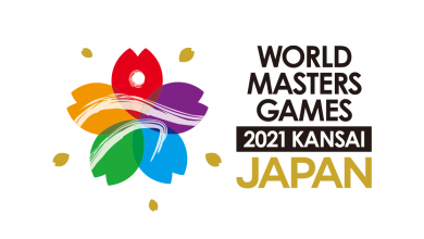 The 2021 Kansai World Masters Games logo